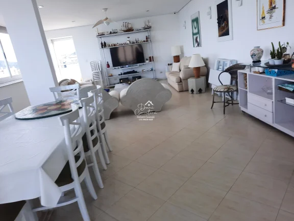 Imagem Imperdível cobertura de luxo à venda em Guarujá-SP, bairro Pitangueiras, 4 quartos, 2 suites, 2 salas, 3 banheiros, 1 vaga, 190m².