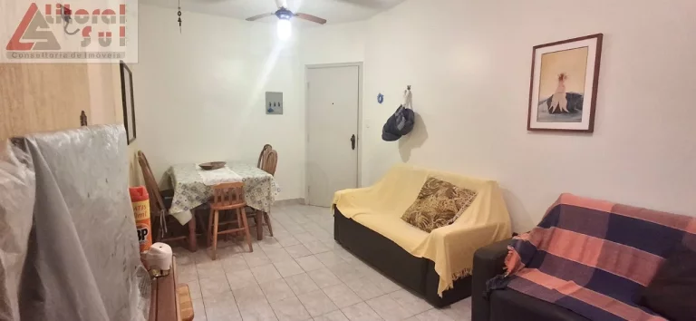 Imagem Apartamento à venda na Aviação, Praia Grande-SP: 1 quarto, 1 sala, 1 banheiro, 1 vaga de garagem, 50m² de área!