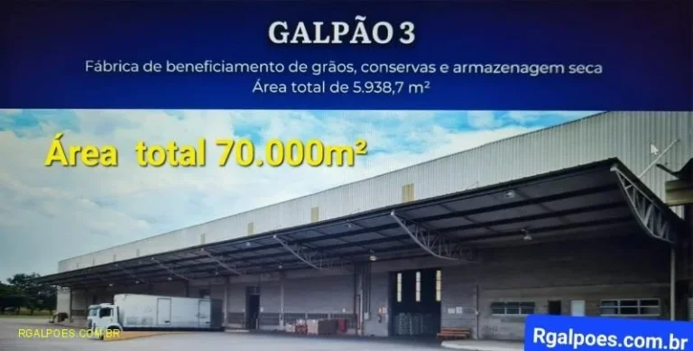 Imagem Galpão para Venda em QUEIMADOS, FANCHEM, 2 banheiros