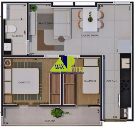 Imagem Imperdível! Apartamento à venda em São Paulo-SP, Vila Carmosina: 2 quartos, 1 sala, 1 banheiro, 45m² de área.