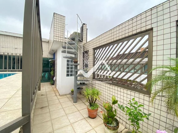 Imagem Casa com 4 dormitórios à venda, 212 m² por R$ 1.380.000,00 - Aparecida - Santos/SP