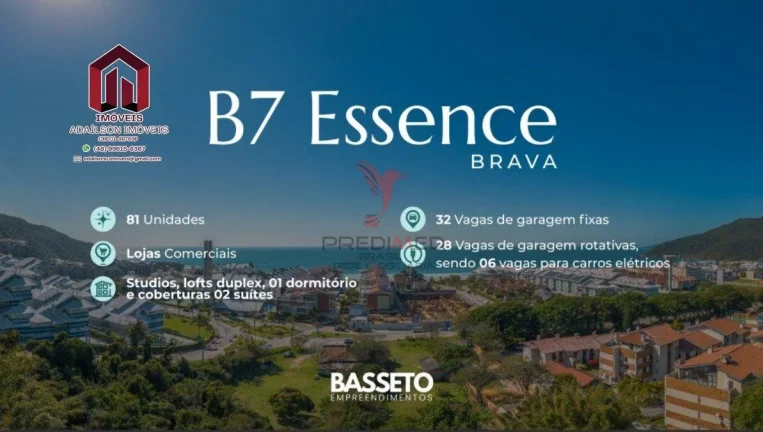 Imagem Unidades habitacionais do B7,Sinta a experiência de investir no B7 Essence Brava