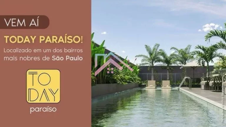 Apartamentos à venda Today Paraíso - área útil 30 e 40 m2 - Bairro Paraíso / São Paulo / COD. 31996