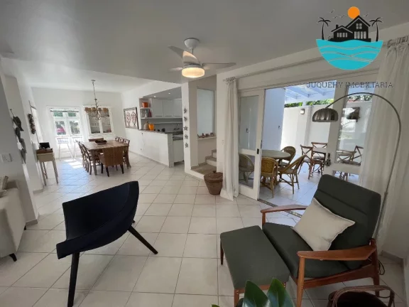 Imagem Alugar Casa anual em Juquehy em Condomínio Fechado - com 4 dormitórios, 2 suíte, 100m da praia - Acomodação máx. 10 pessoas | Juquehy Imobiliária