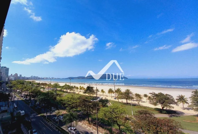 Imagem Apartamento com 2 suítes e frente total para o mar à venda, 160 m² por R$ 2.150.000 - Pompéia - Santos/SP