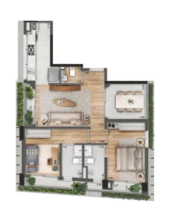 Imagem Apartamento em Itaim Bibi - São Paulo SP