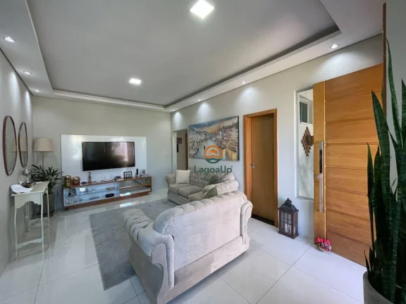 Imagem Casa com 4 dormitórios à venda, 225 m² por R$ 1.590.000 - Condomínio Solar Primavera - Lagoa Santa/MG