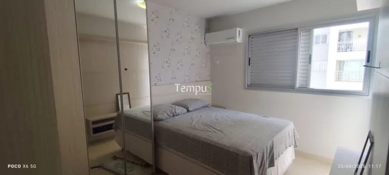 Imagem Residencial Viva Parque Cascavel - Apartamento Mobiliado, Condomínio Viva Parque Cascavel, 2 quartos 1 suíte, Parque Amazônia - Goiânia-GO