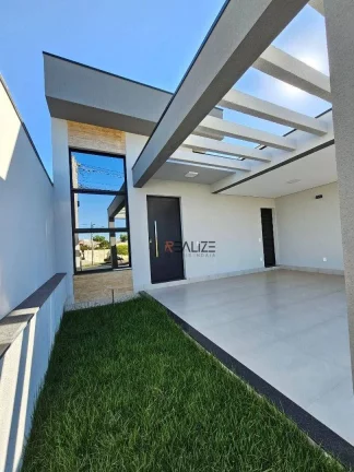 Imagem Casa moderna com 3 dormitórios à venda, 110 m² por R$ 925.000 - Condomínio Jardins do Império - Indaiatuba/SP