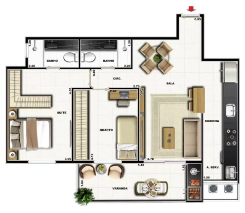 Imagem Grand Plaza - Apartamento à venda no bairro Pechincha - Rio de Janeiro/RJ