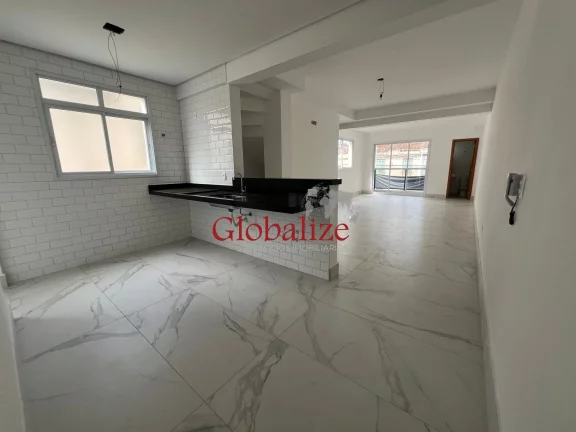 Imagem Casa Sobreposta Alta em Santos no bairro do Embaré próximo a Aparecida com piscina por R$ 1.450.000,00.