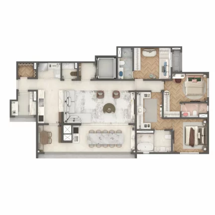 Imagem APARTAMENTO RESIDENCIAL em São Paulo - SP, Brooklin Paulista