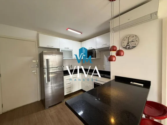 Imagem Loft Mobiliado, 1 suíte, 1 vaga. 40m² R$640.000,00 Living Design Cambuí