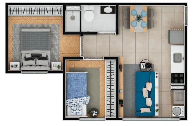 Imagem APARTAMENTO RESIDENCIAL em Itapevi - SP, Jardim Vitápolis