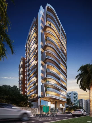 Apartamento beira mar alto padrão 04 quartos a venda na Praia do Morro - Guarapari/ES