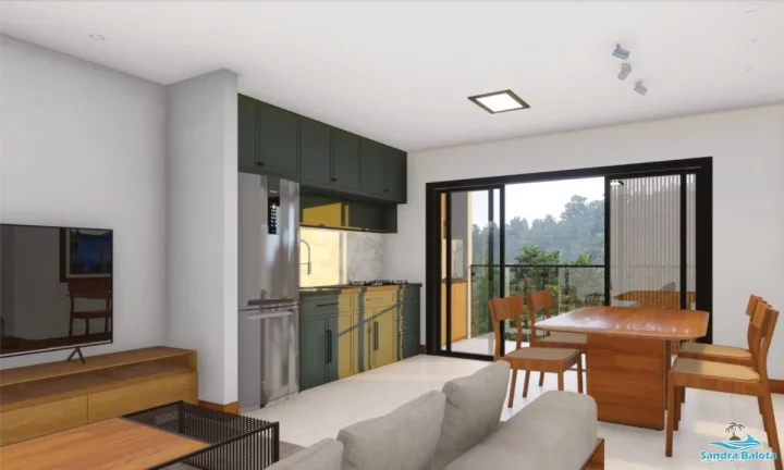 Imagem Apartamento de 1, 2 e 3 dormitórios no Saco da Ribeira/Ubatuba
