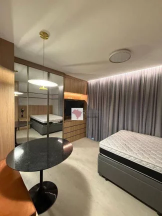 Imagem Apartamento com 1 dormitório para alugar, 24 m² por R$ 3.510,00/mês - Brooklin - São Paulo/SP
