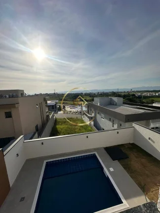 Imagem Sobrado com 3 dormitórios (3 suítes) com piscina condomínio Malibú Caçapava