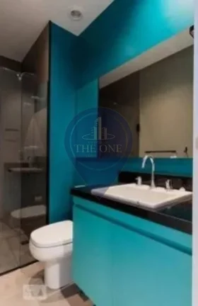 Imagem Studio para locação em Pinheiros, São Paulo-SP: 1 quarto, 1 suíte, 2 salas, 2 banheiros, 1 vaga, 38m². Venha conferir!