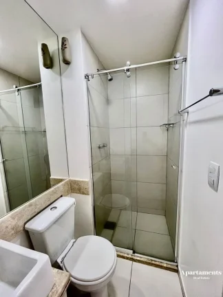 Imagem Semi mobiliado- Apto de 66m2 - 2 Dorm sendo uma suíte,varanda, 2 vagas de carro