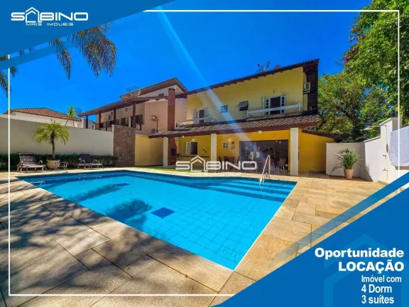 Imagem Casa para Locação temporada na Riviera, com 4 dormitórios 4 suítes, atende até 12 pessoas