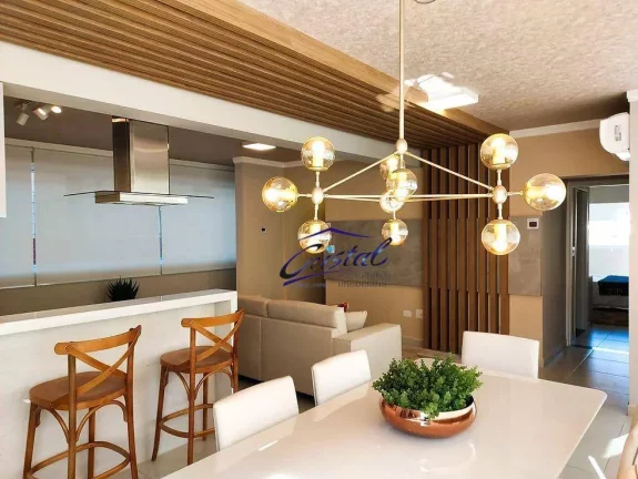 Imagem Apartamento com 2 dormitórios à venda, 93 m² por R$ 699.980 - Guilhermina - Praia Grande/SP