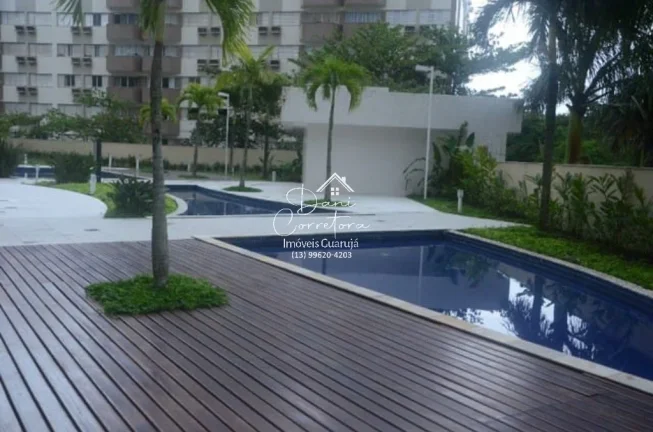 Imagem Apartamento de Luxo à Venda ou Locação em Guarujá-SP, Parque Enseada: 3 Quartos, 3 Suítes, 2 Salas, 4 Banheiros, 3 Vagas, 158m².