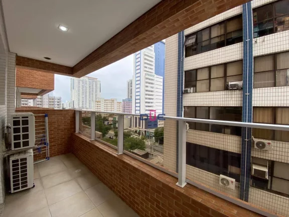 Imagem Apartamento com 1 dormitório para alugar, 56 m² por R$ 5.400,00/mês - Boqueirão - Santos/SP