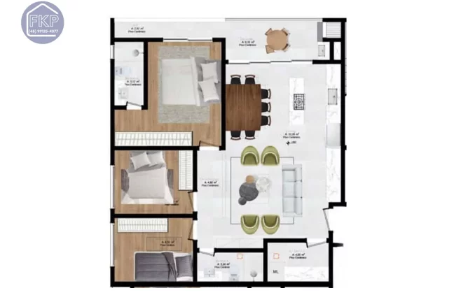 Imagem Apartamento 3 dormitórios!