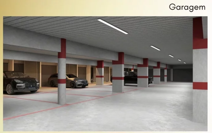 Imagem Luxuoso apartamento de 3 quartos e 3 suítes à venda em Santo André-SP, Jardim Bela Vista! 135m², 4 banheiros, 3 vagas de garagem no Condomínio Vitrúvio.