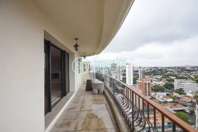 Imagem Ótima cobertura com 257m², Campo Belo, todos os ambientes com varanda e vista! Andar alto, living ...