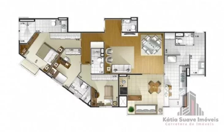 Imagem Apartamento para Venda em São Bernardo do Campo / SP no bairro Jardim do Mar