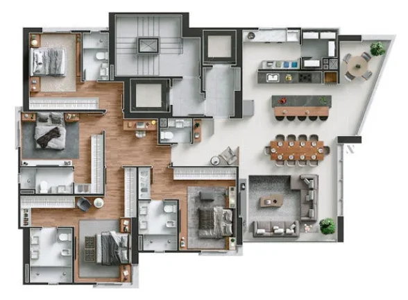 Imagem Apartamento 4 Dormitórios para venda em Balneário Camboriú - SC