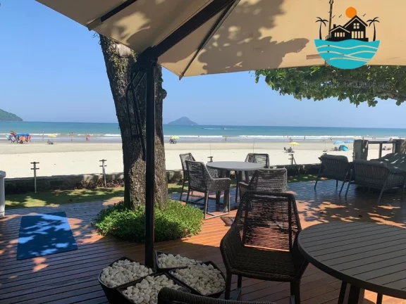Imagem Anual Aluguel Juquehy, Venda, Alug Temporada - Condomínio pé na areia, com 4 suítes, Piscina priv. Churras. , máx. 12 pessoas | Juquehy Imobiliária