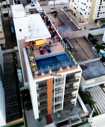 Imagem Flats Studio com varanda/sacada gourmet a 450m da praia de Intermares - FL0280