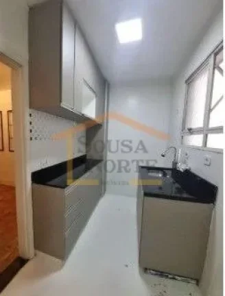 Imagem Apartamento 1 dormitório, sala espaçosa para 2 ambientes (em L), cozinha, banheiro e área de serv...
