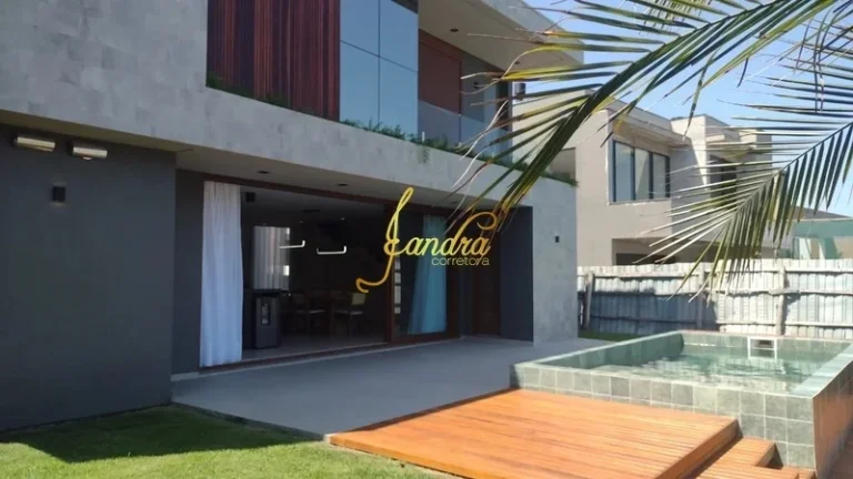 Imagem Sobrado beira de lago com 05 suítes piscina mobiliado e decorado