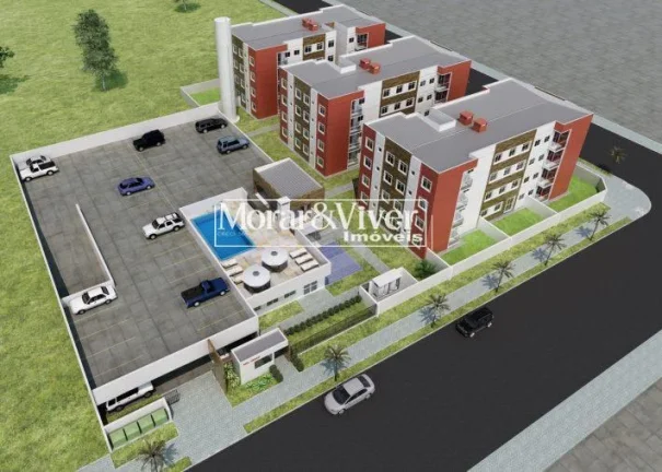 Imagem Apartamento para Venda em São José dos Pinhais, Cidade Jardim, 2 dormitórios, 1 banheiro, 1 vaga