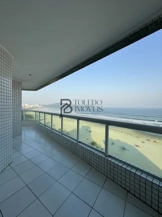 Imagem Apartamento Frente mar com 3 Dormitórios sendo 2 suítes na Guilhermina - Praia Grande