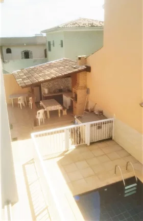 Imagem Casa Duplex a Venda no Bairro Itapebussú Guarapari 3 Quartos (1 Suíte) Sala de Jantar Sala de Tv Com Área De Lazer Piscina Churrasqueira Espaço Gourme