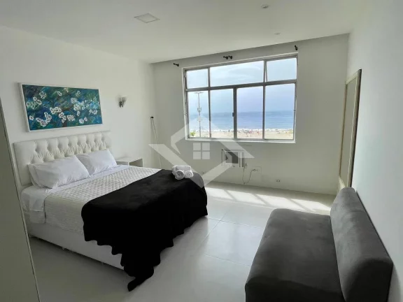 Imagem Alugo apartamento na av Atlantica vista mar com garagem