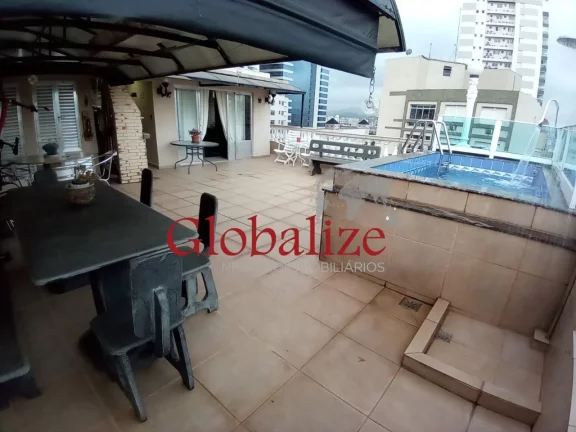 Imagem Cobertura Duplex à venda com Piscina, 2 dormitórios e 1 vaga na Aparecida em Santos por R$1.335.000,00