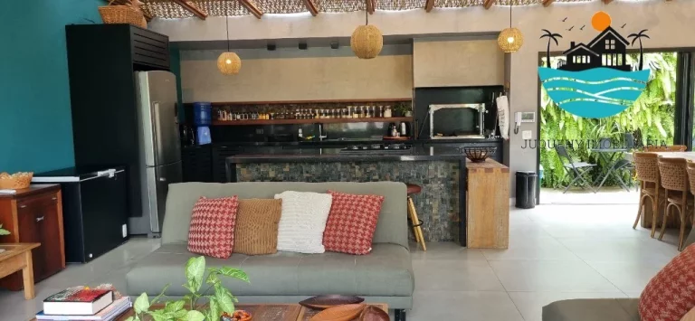 Imagem Praia de Juquehy Casas Para Alugar com, 6 suítes, piscina, a 150m da praia - Acomodação 16 pessoas | Juquehy Imobiliária