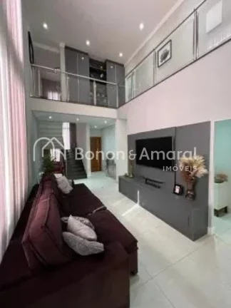 Imagem Linda casa à venda no Condomínio Portal do Jequitibá, em Valinhos/SP, com 3 suítes, todas com va...