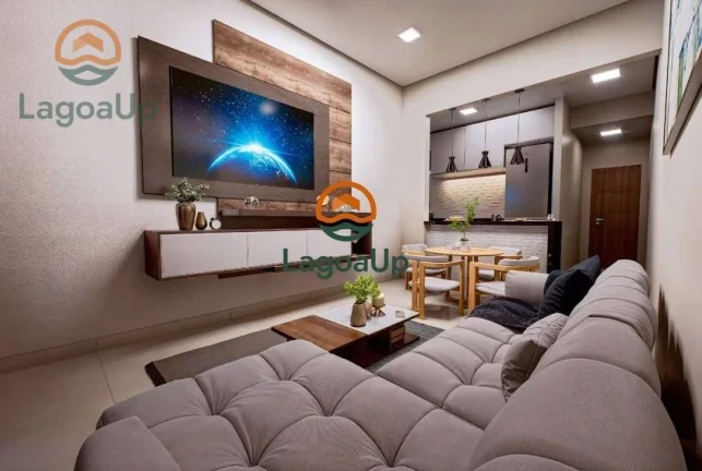 Imagem Casa com 3 dormitórios à venda, 89 m² por R$ 620.000,00 - Visão - Lagoa Santa/MG