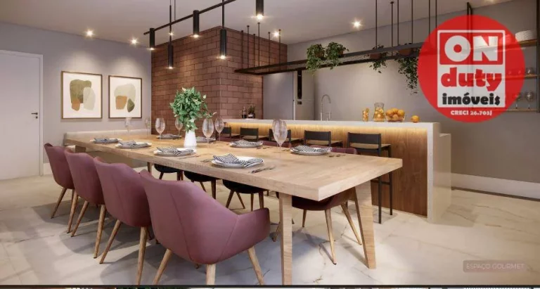 Imagem Castell di Maria Carolina Apartamento com 3 suítes à venda, 124m² a partir R$ 1.911,00- Ponta da Praia - Santos/SP