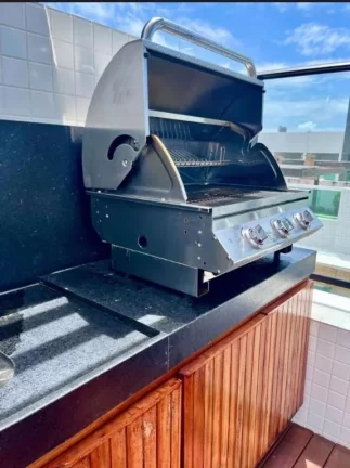 Imagem Flat Moderno com Jacuzzi Privativa – Estilo, Praticidade e Conforto em Jardim Oceania!