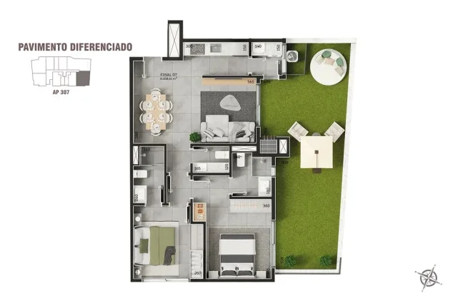 Imagem Apartamento 2 Dormitórios para venda em Florianópolis - SC
