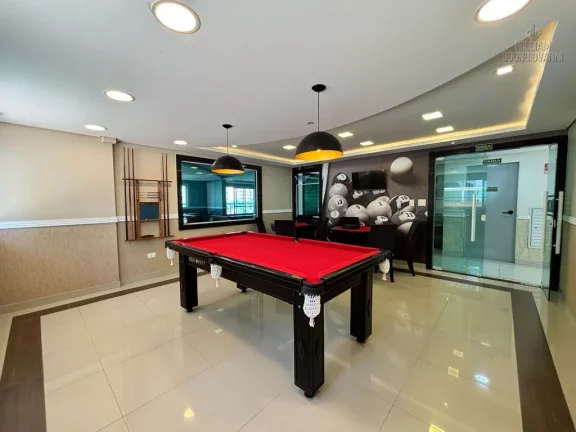 Imagem Apartamento em Praia Grande, com 2 quartos, 1 suíte, e uma sacada gourmet,80 m².