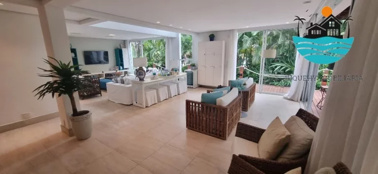 Imagem Raízes de Juquehy - Casa para Aluguel de Temporada - 4 suítes, acom. 10 pessoas, área gourmet coberta, Tênnis, piscina, sauna| Juquehy Imobiliária